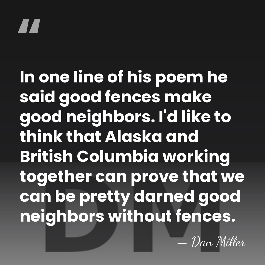 In one line of his poem he said good fences make good&hellip; - Dan Miller