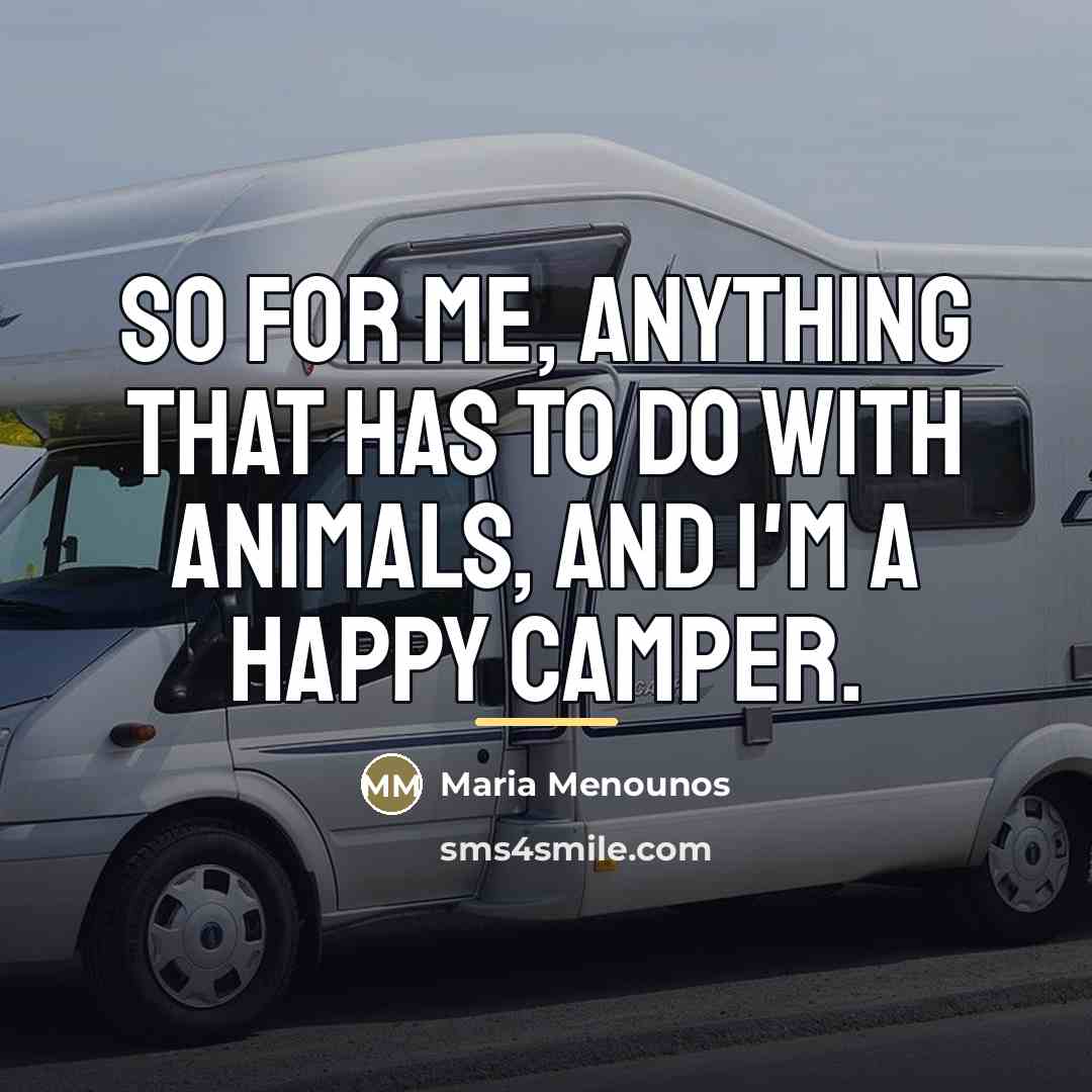 “So for me, anything that has to do with animals,…” quote by Maria Menounos