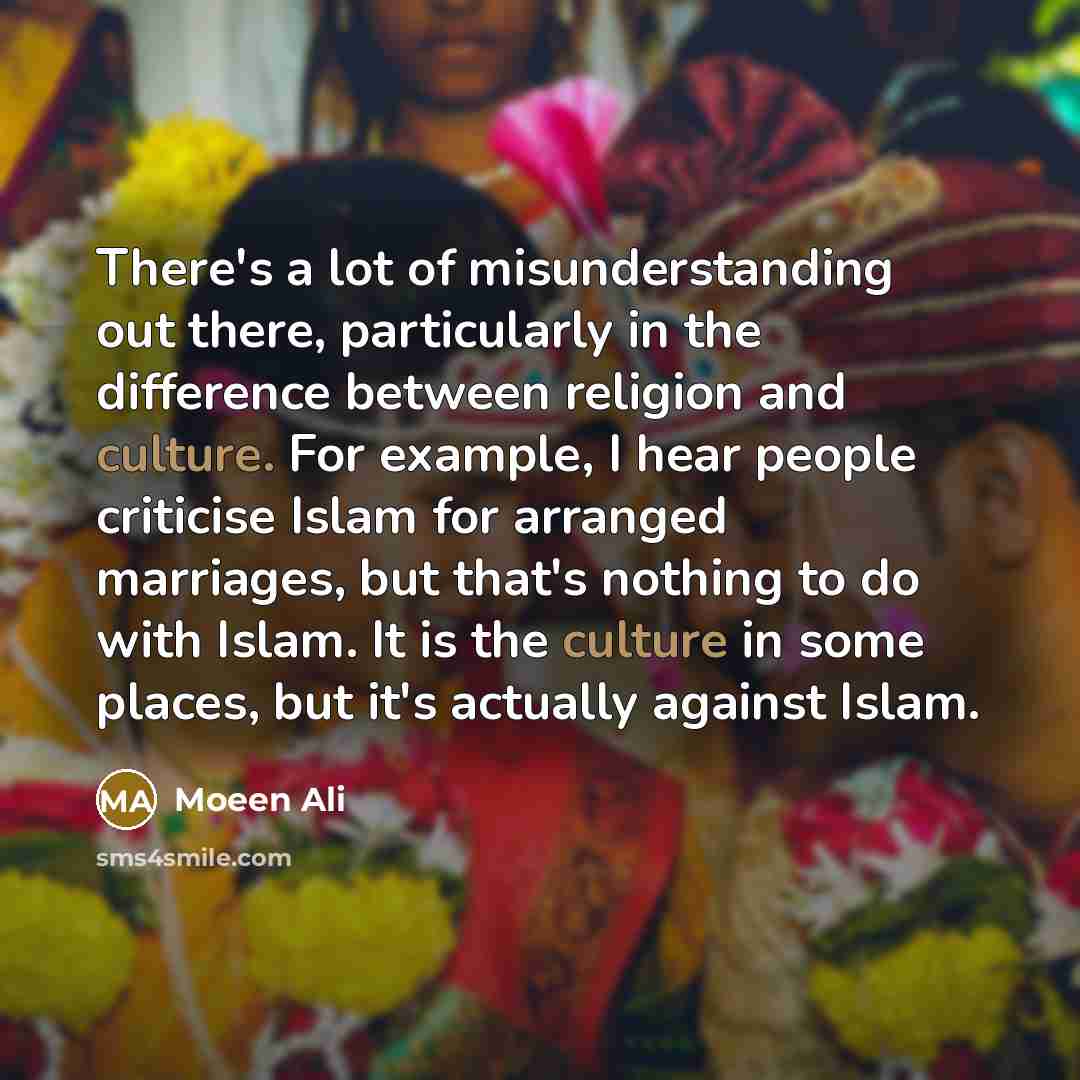 “There's a lot of misunderstanding out there, particularly in the…” quote by Moeen Ali