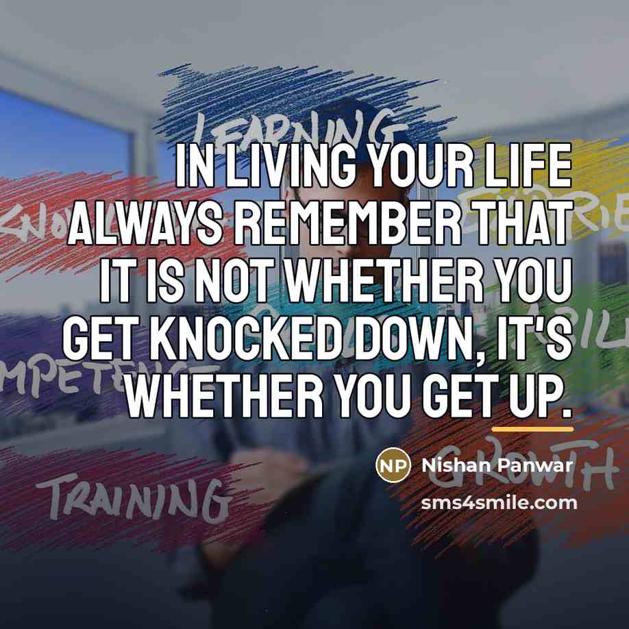 “In living your life always remember that it is not…” quote by Nishan Panwar