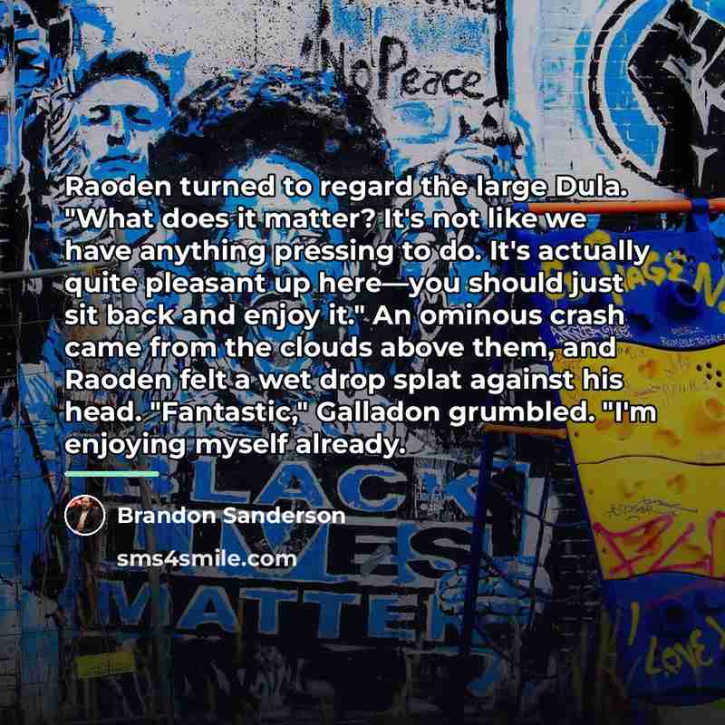 “Raoden turned to regard the large Dula. "What does it…” quote by Brandon Sanderson