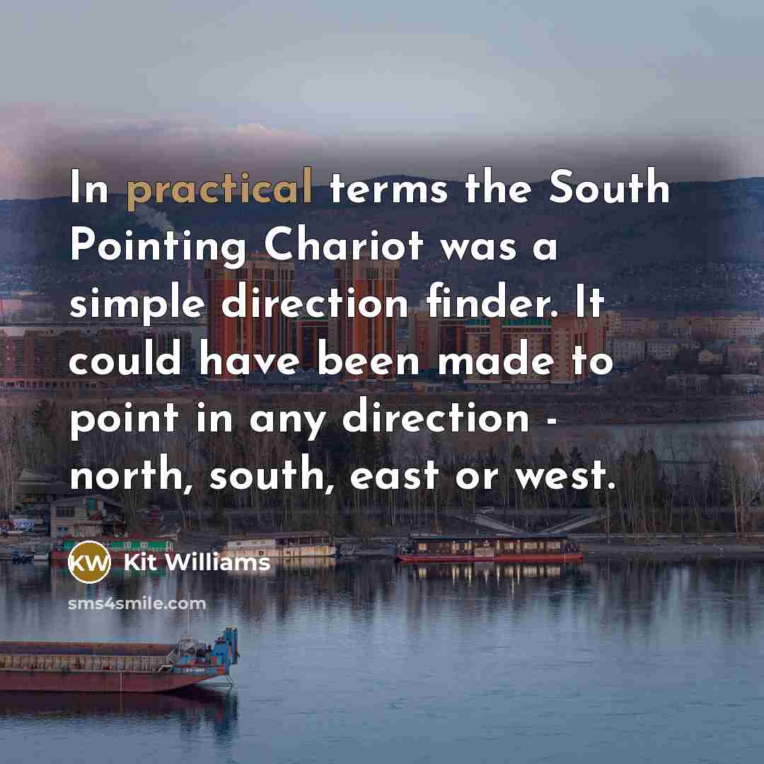 “In practical terms the South Pointing Chariot was a simple…” quote by Kit Williams