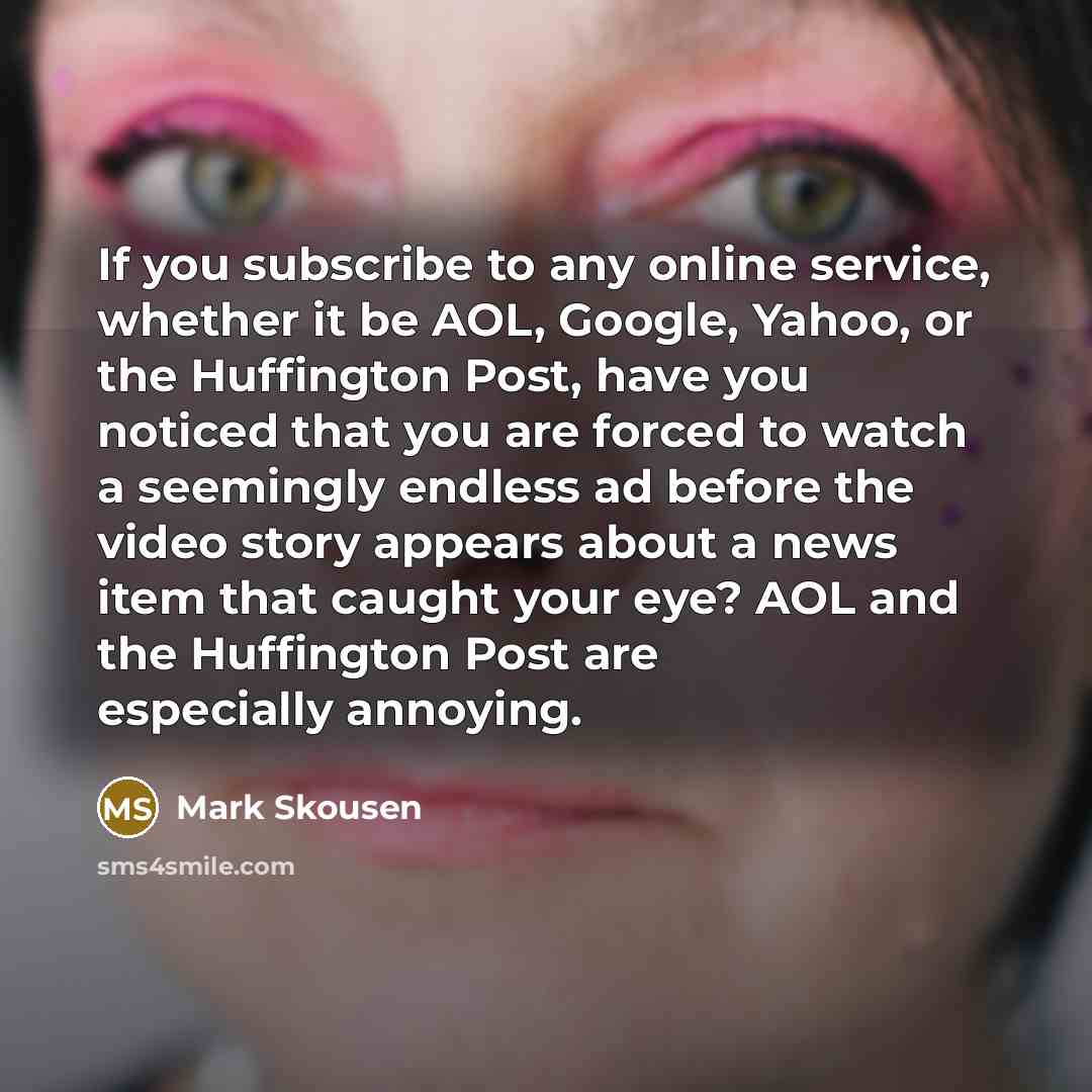 “If you subscribe to any online service, whether it be…” quote by Mark Skousen