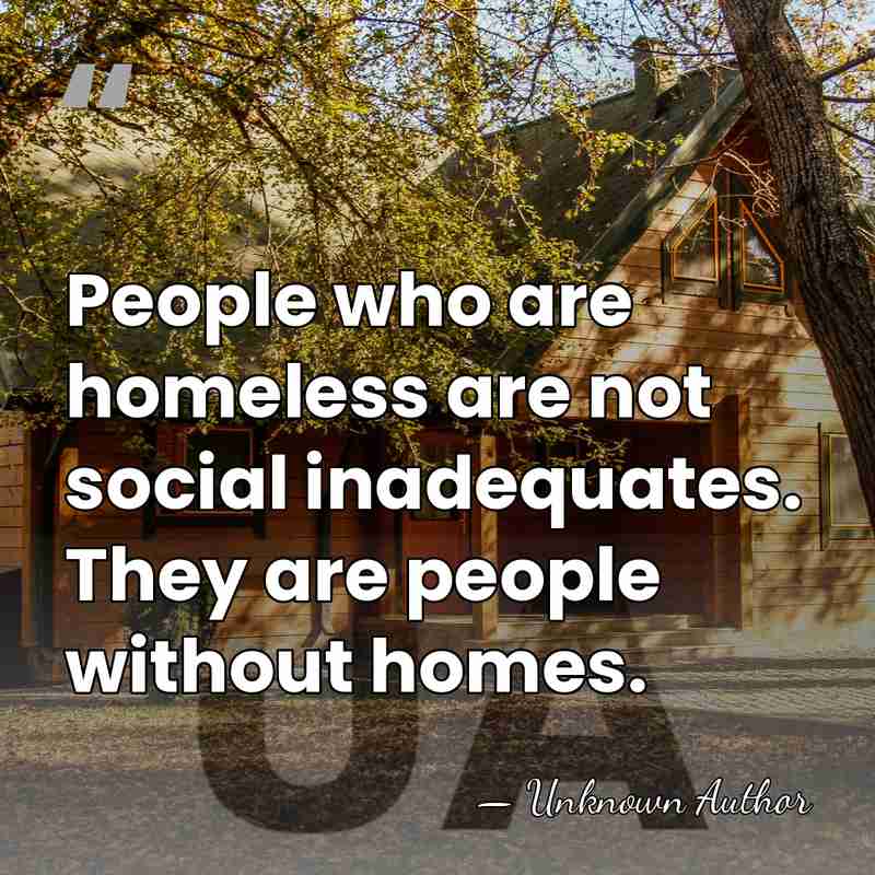 People who are homeless are not social inadequates. They are people without&hellip; - Sheila McKechnie