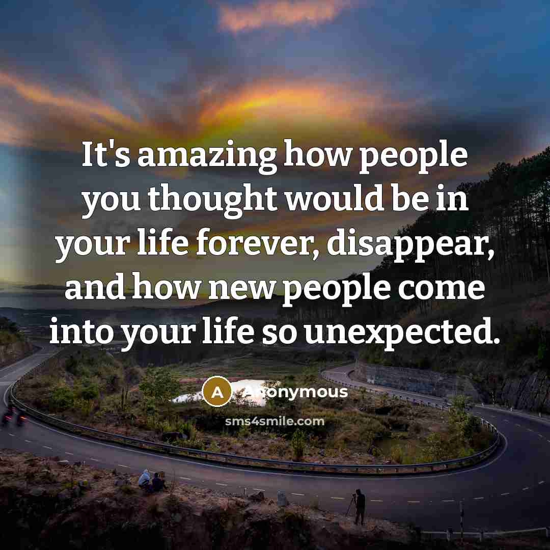 “It's amazing how people you thought would be in your…” quote by Anonymous