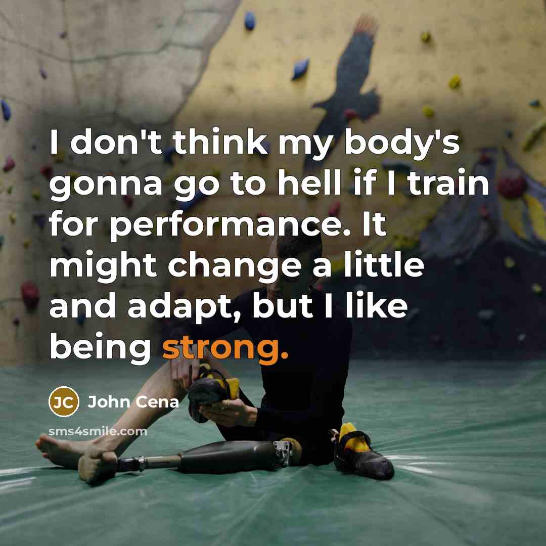“I don't think my body's gonna go to hell if…” quote by John Cena