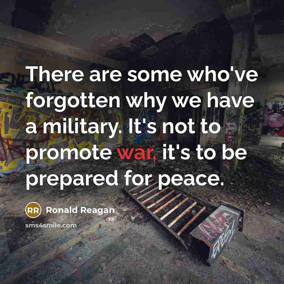 “There are some who've forgotten why we have a military.…” quote by Ronald Reagan