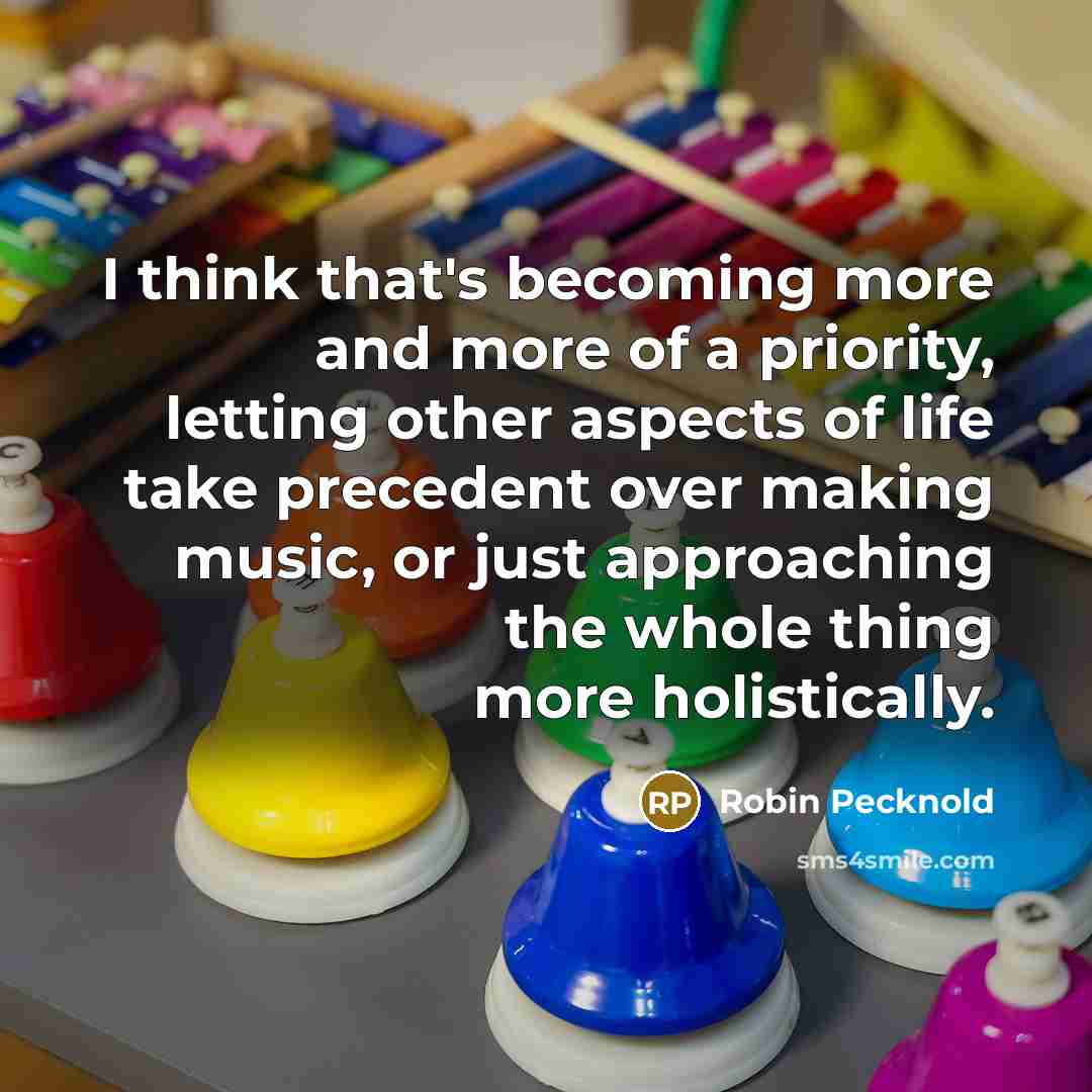 “I think that's becoming more and more of a priority,…” quote by Robin Pecknold