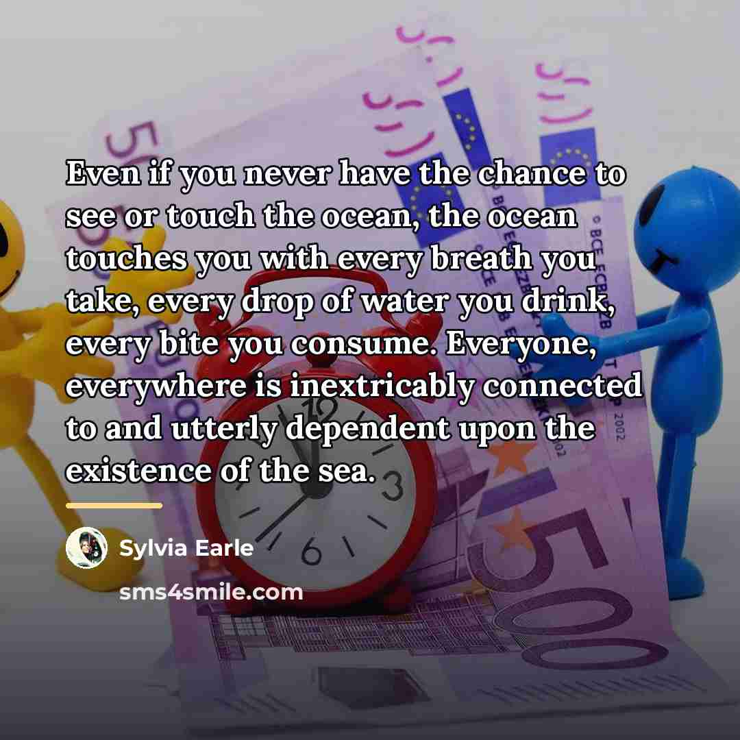 “Even if you never have the chance to see or…” quote by Sylvia Earle