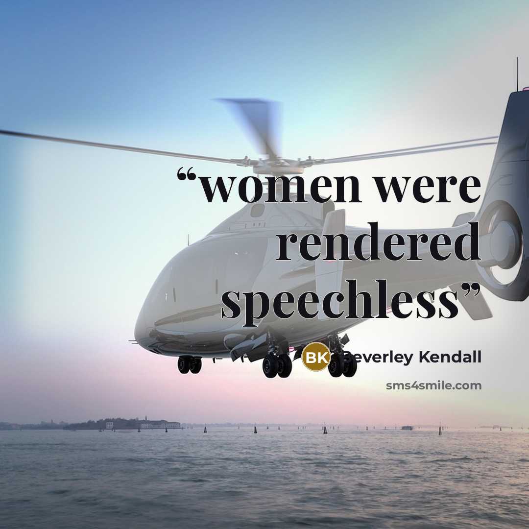 “women were rendered speechless” quote by Beverley Kendall
