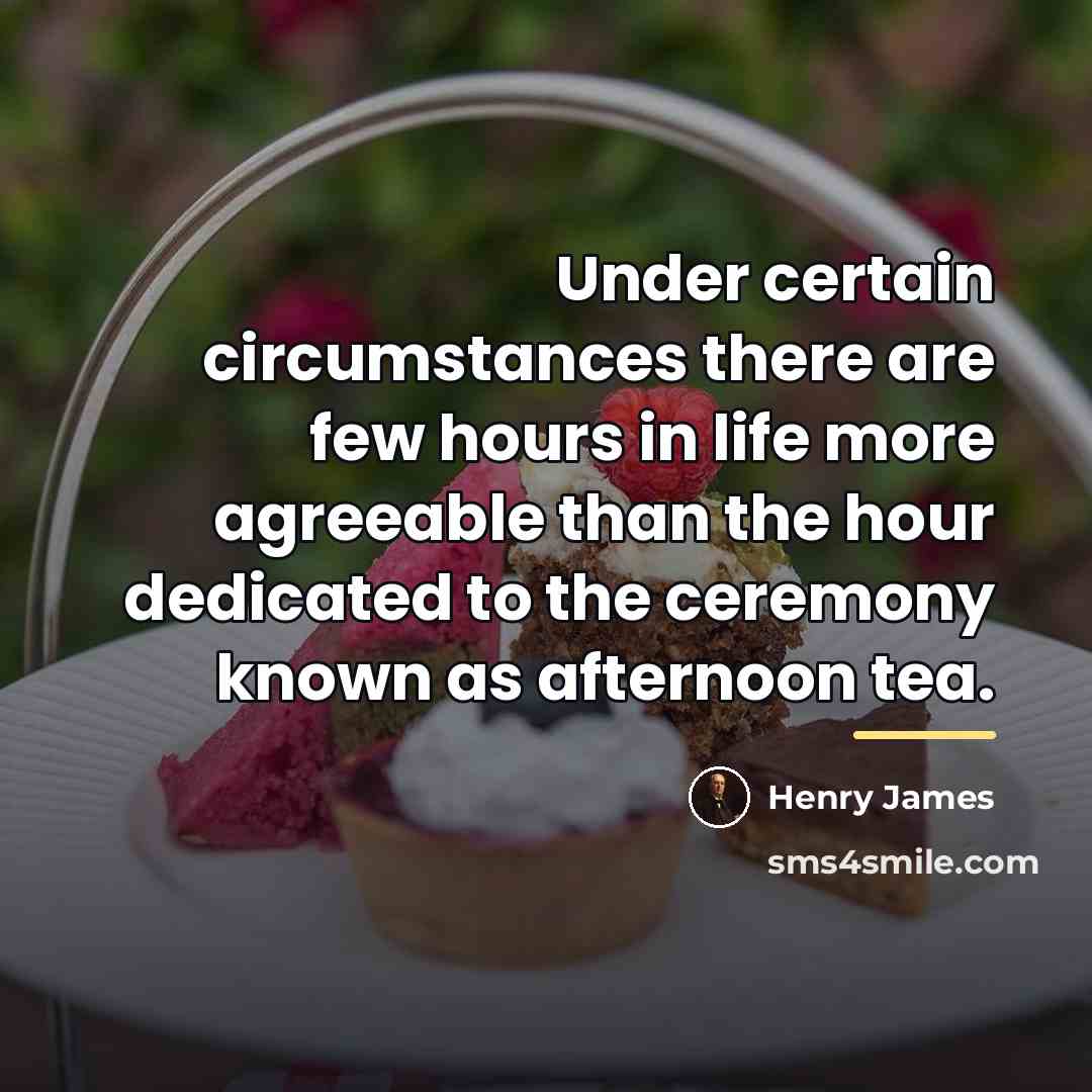 “Under certain circumstances there are few hours in life more…” quote by Henry James