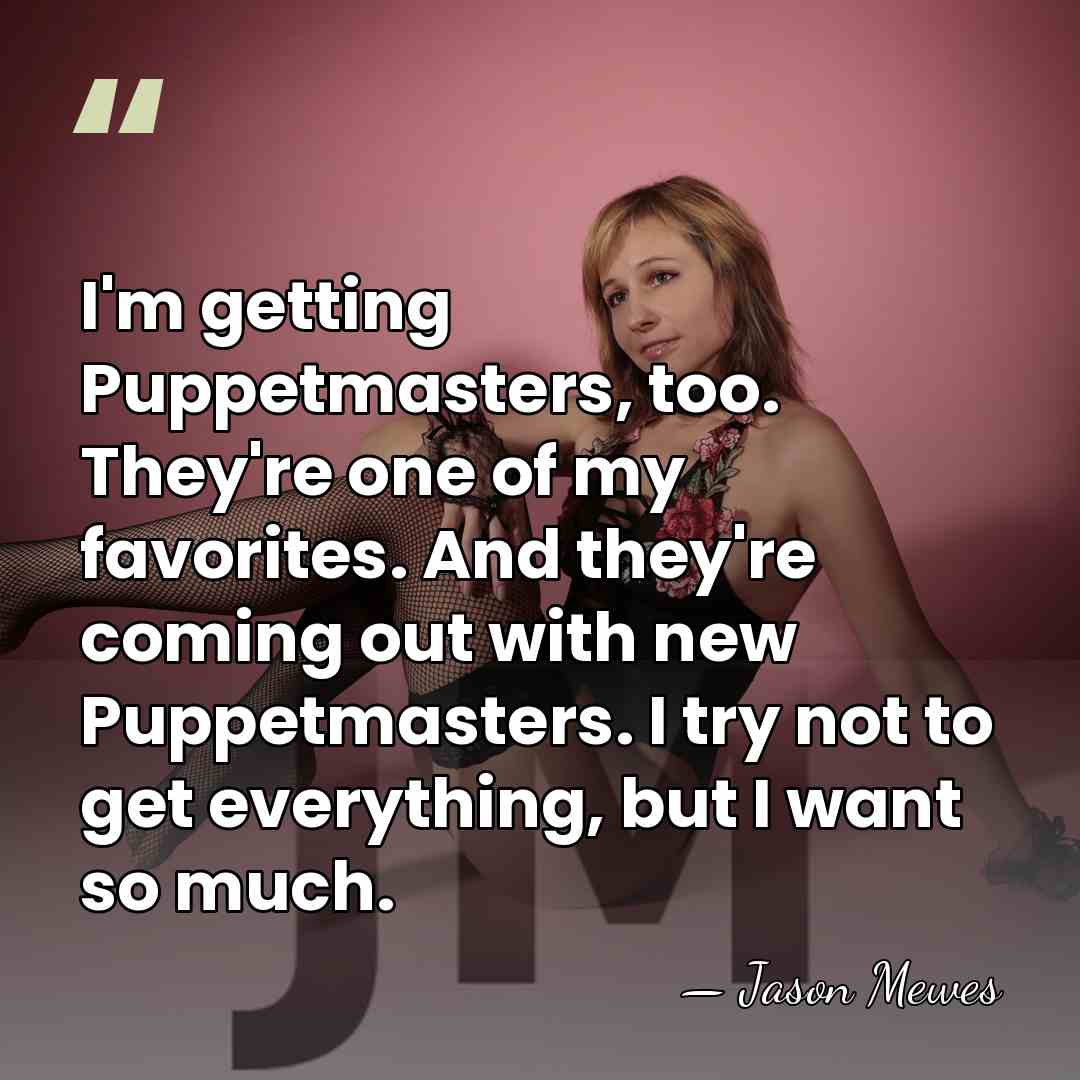 I'm getting Puppetmasters, too. They're one of my favorites. And they're coming&hellip; - Jason Mewes