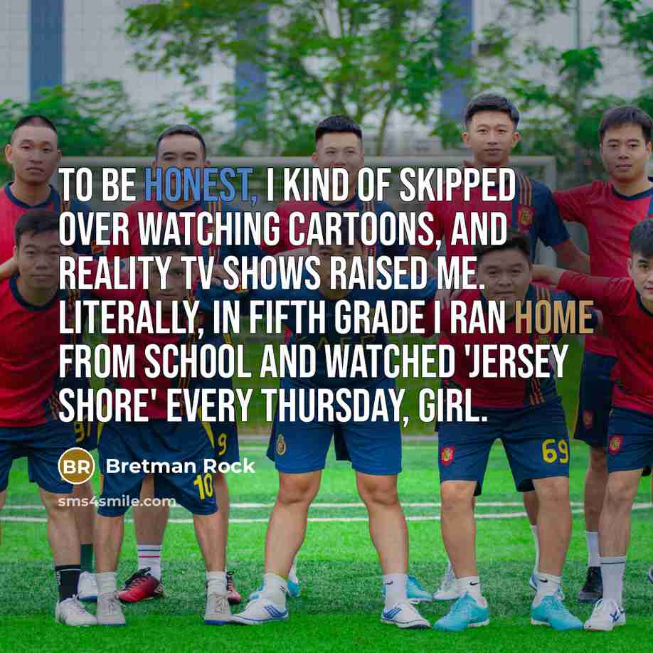 “To be honest, I kind of skipped over watching cartoons,…” quote by Bretman Rock