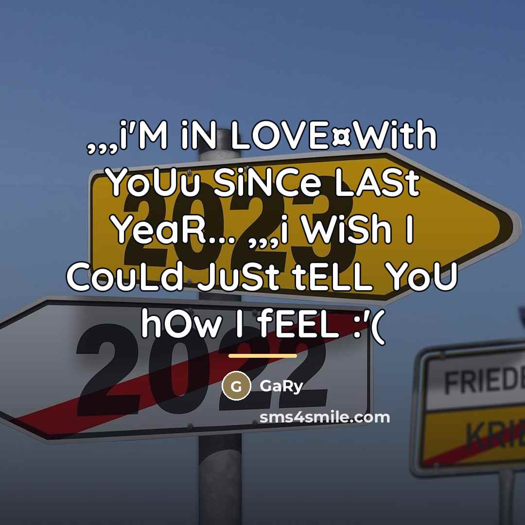 “,,,i'M iN LOVE¤With YoUu SiNCe LASt YeaR... ,,,i WiSh I…” quote by Anonymous