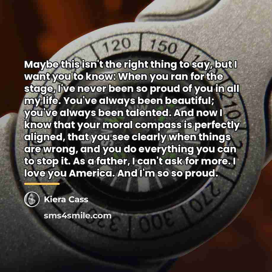 “Maybe this isn't the right thing to say, but I…” quote by Kiera Cass