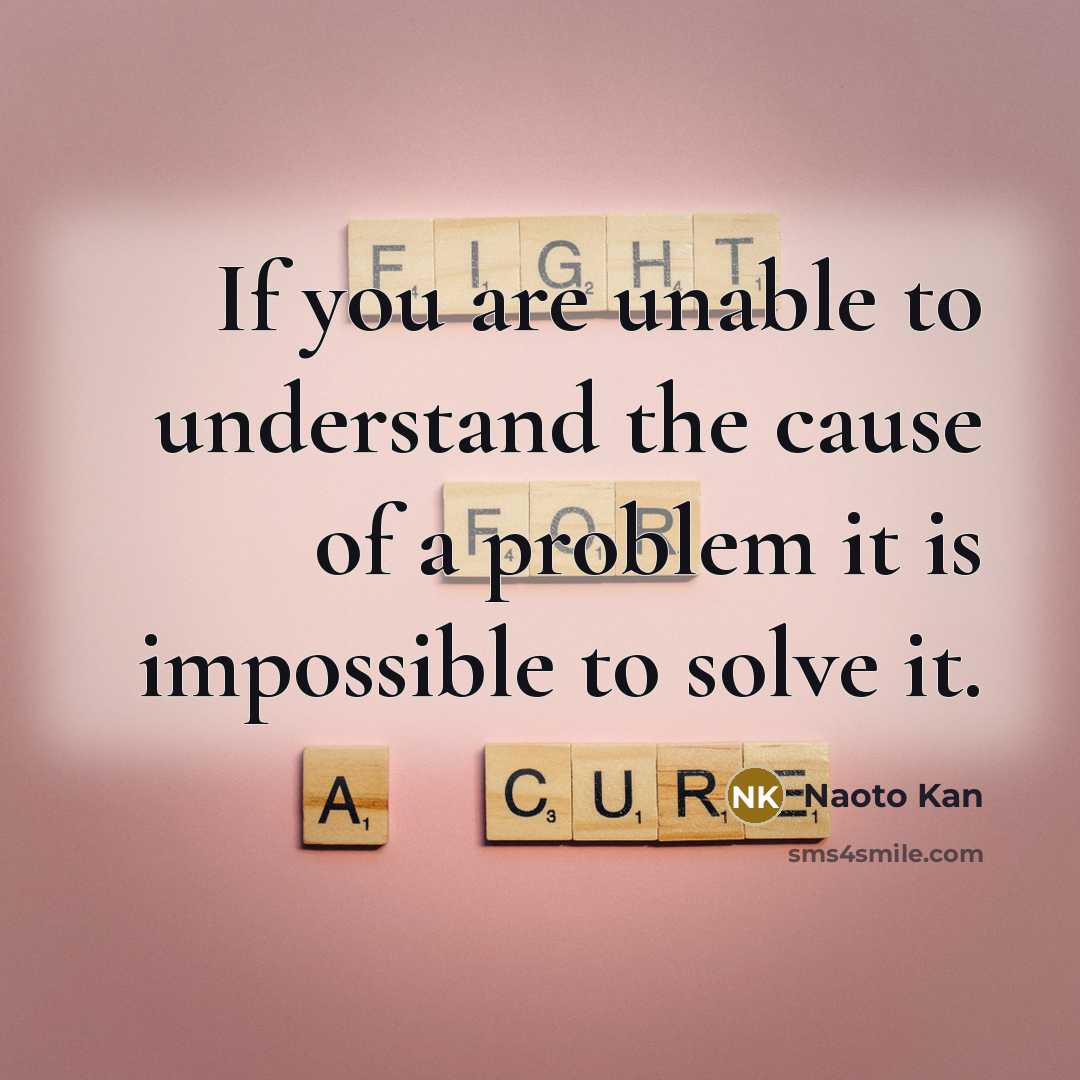 “If you are unable to understand the cause of a…” quote by Naoto Kan
