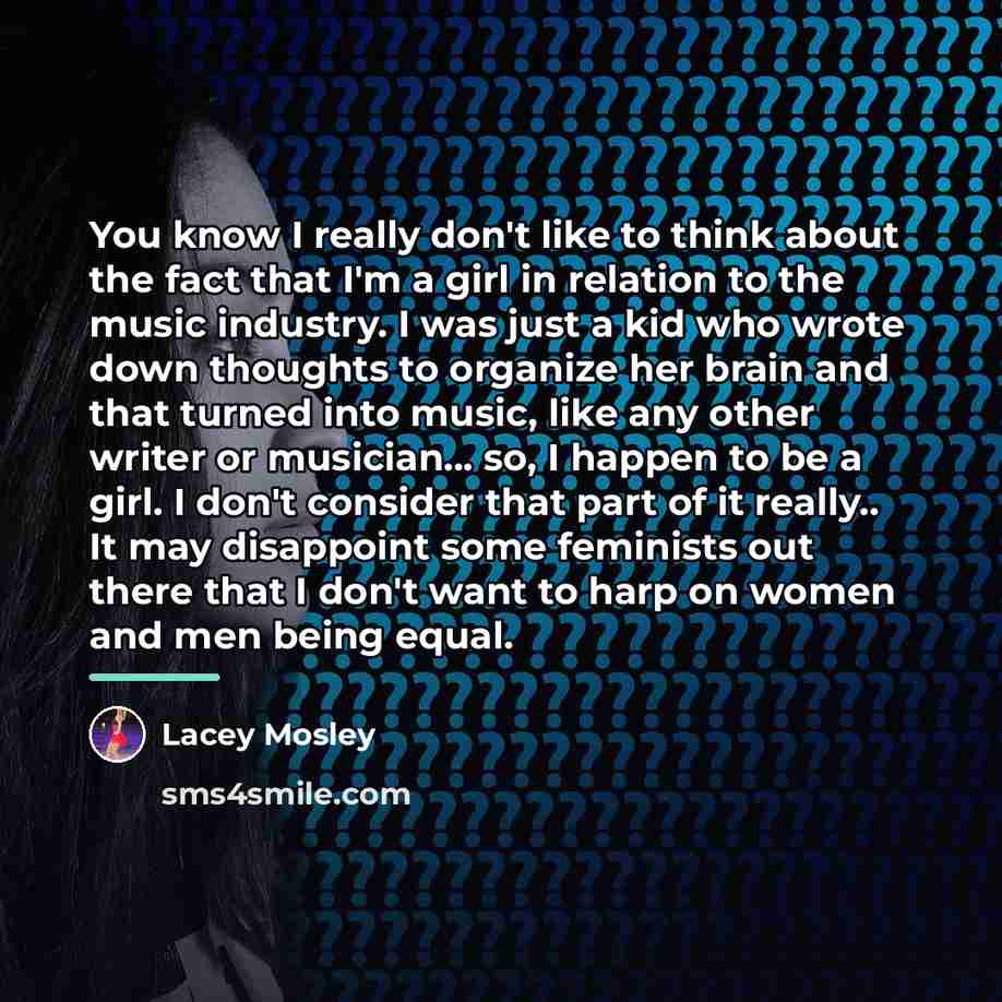“You know I really don't like to think about the…” quote by Lacey Mosley