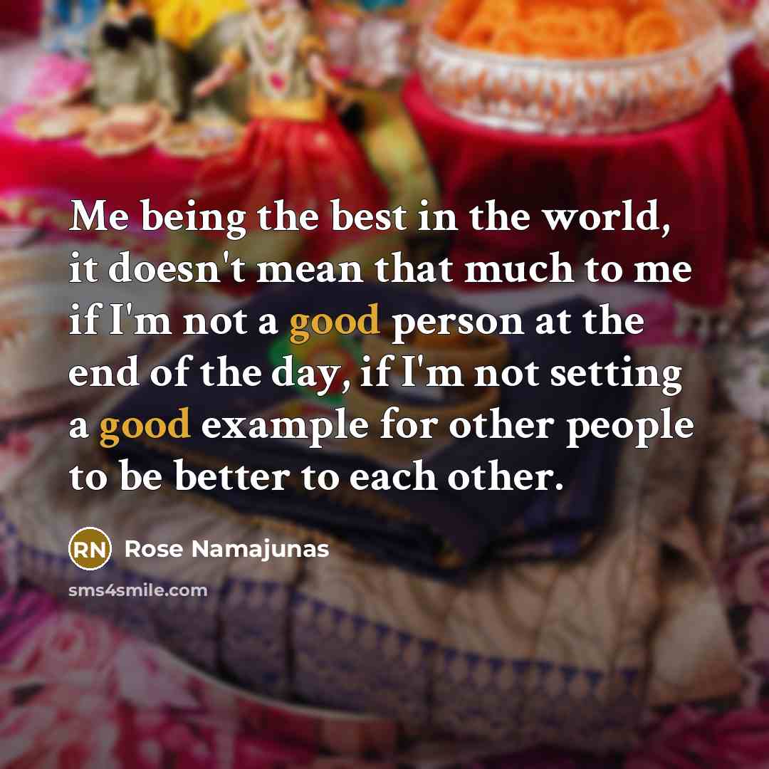 “Me being the best in the world, it doesn't mean…” quote by Rose Namajunas