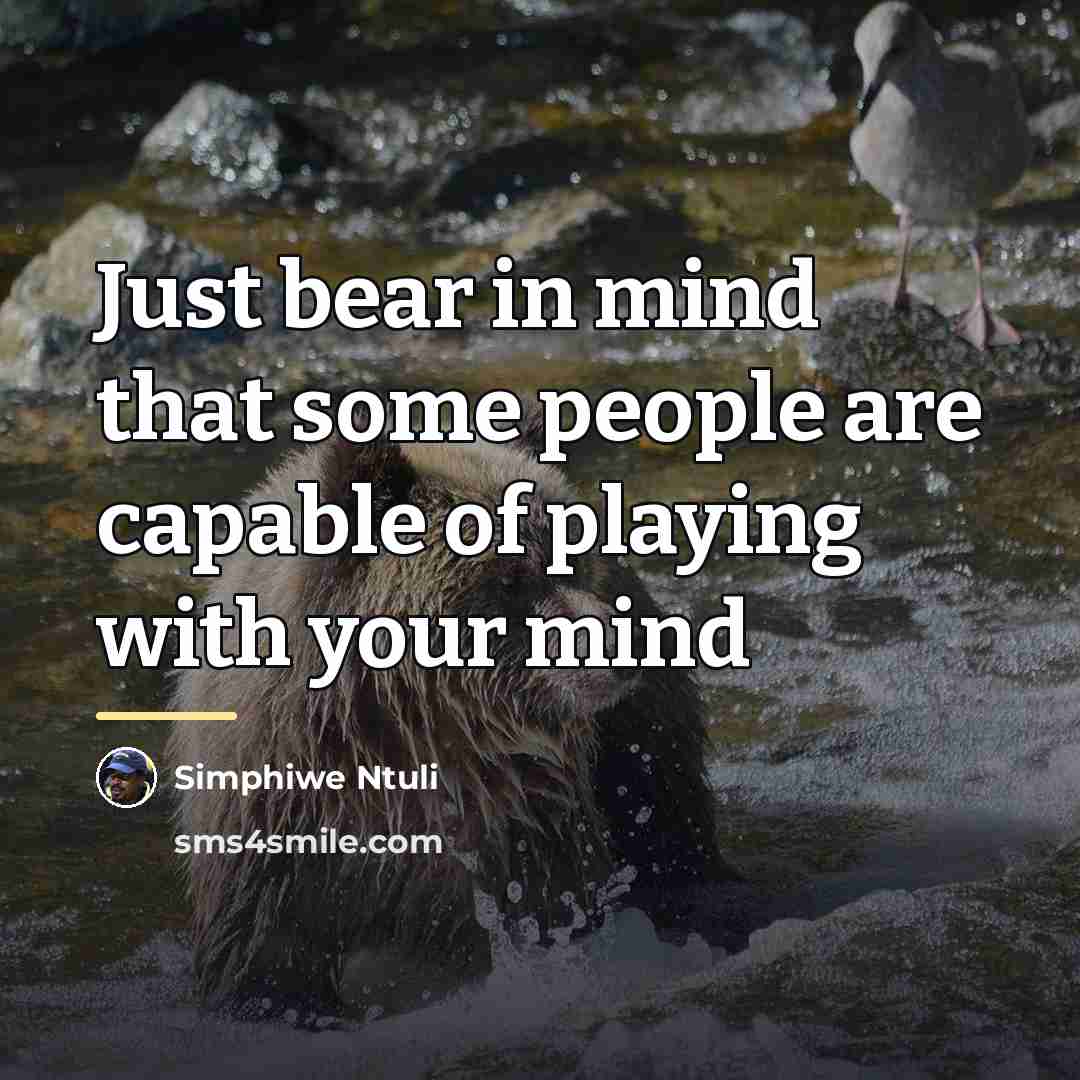 “Just bear in mind that some people are capable of…” quote by Simphiwe Ntuli