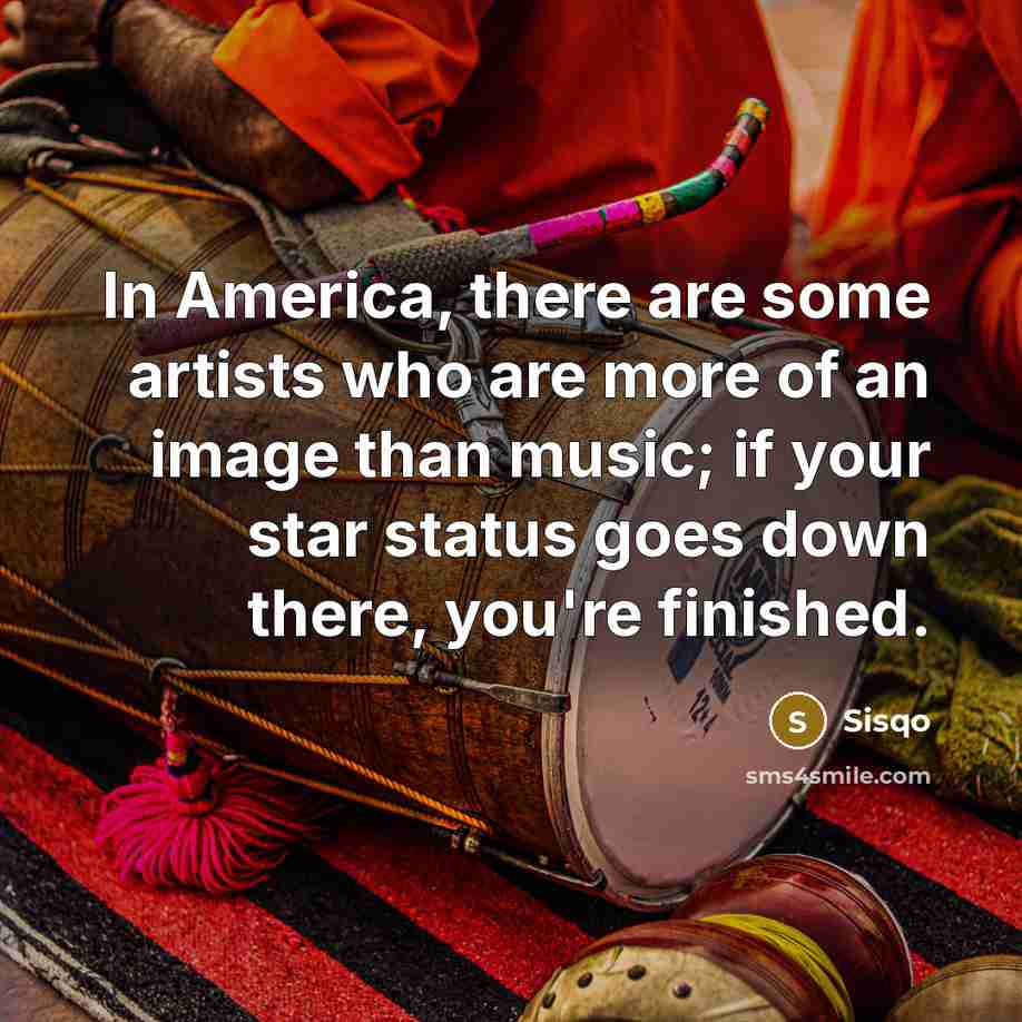 “In America, there are some artists who are more of…” quote by Sisqo