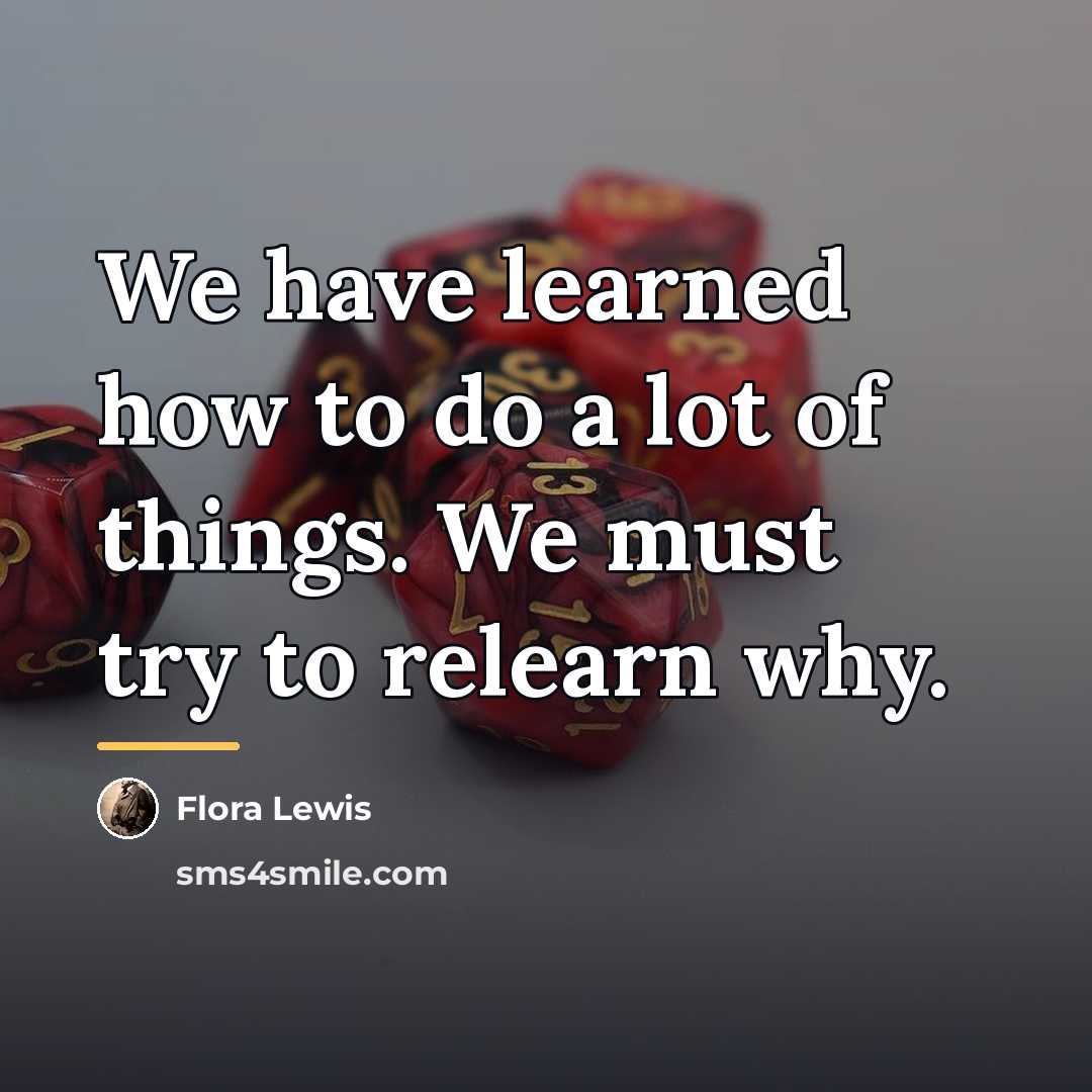 “We have learned how to do a lot of things.…” quote by Flora Lewis