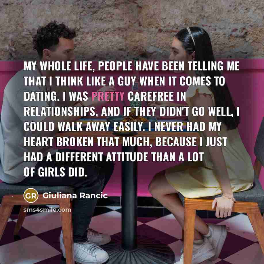 “My whole life, people have been telling me that I…” quote by Giuliana Rancic