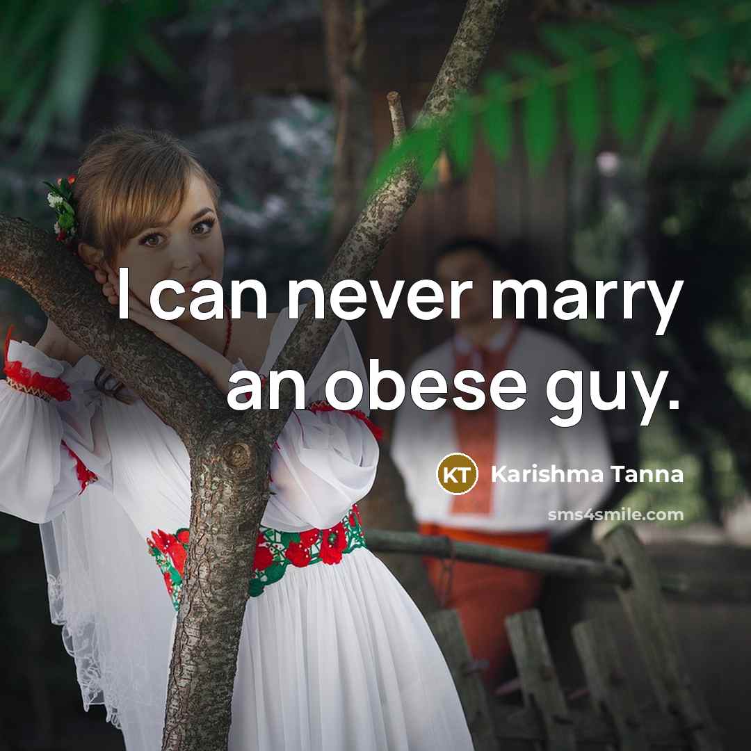 “I can never marry an obese guy.…” quote by Karishma Tanna