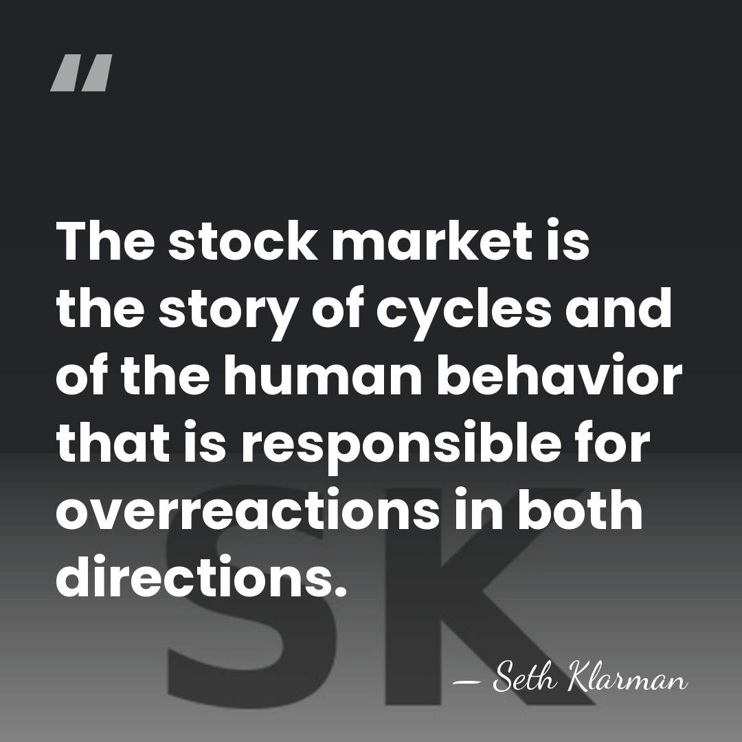 The stock market is the story of cycles and of the human&hellip; - Seth Klarman