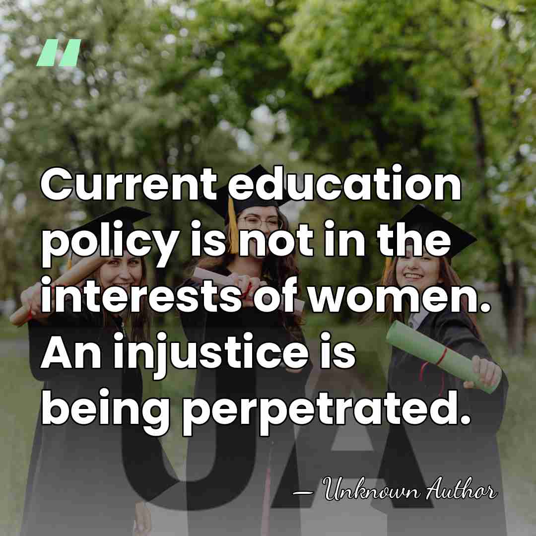 Current education policy is not in the interests of women. An injustice&hellip; - James Tooley