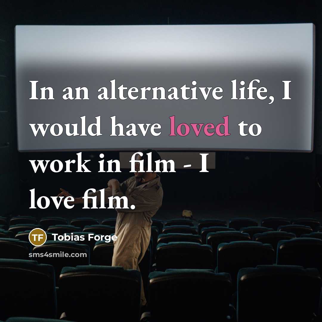 “In an alternative life, I would have loved to work…” quote by Tobias Forge