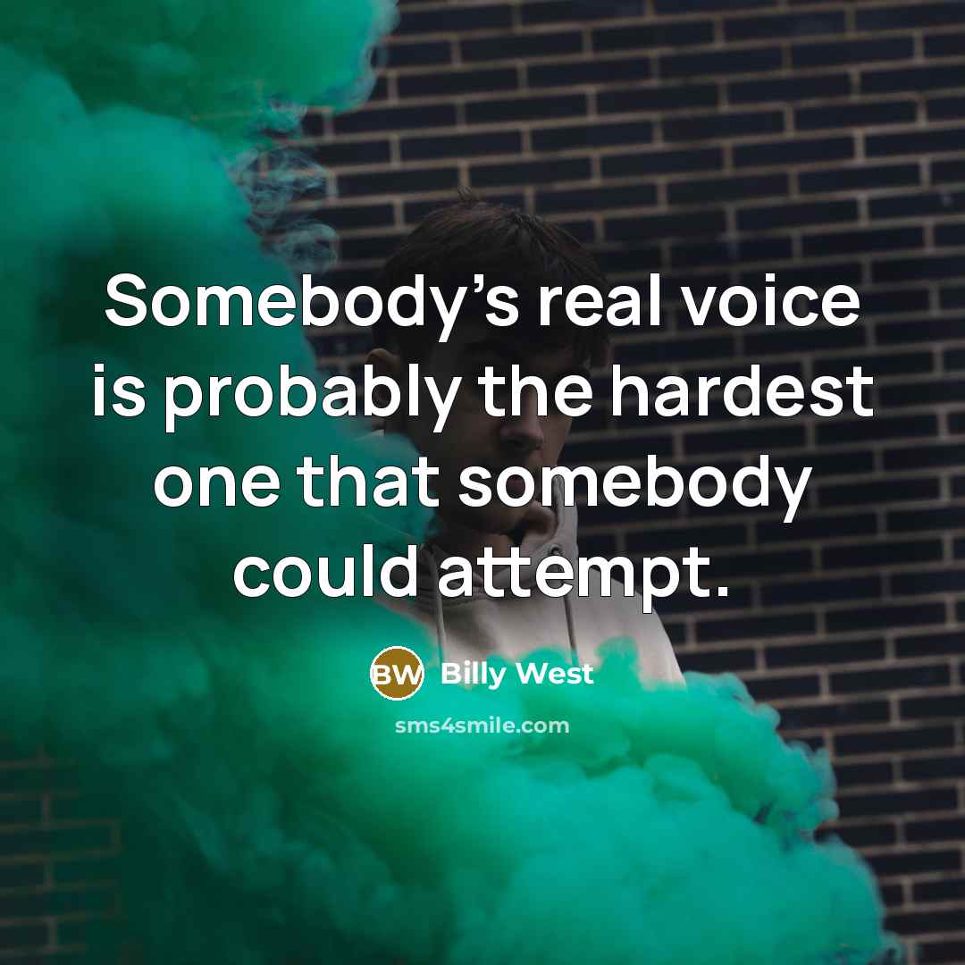 “Somebody's real voice is probably the hardest one that somebody…” quote by Billy West