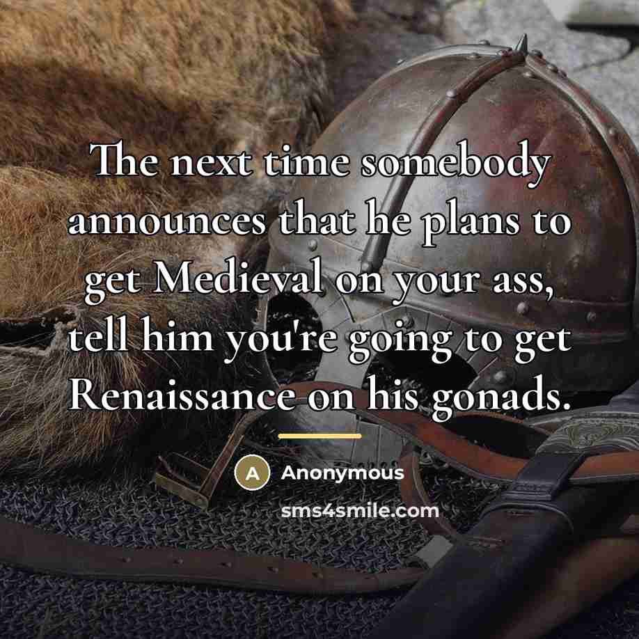 “The next time somebody announces that he plans to get…” quote by Anonymous