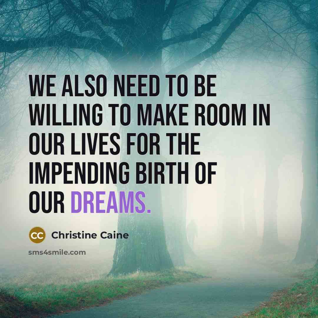 “We also need to be willing to make room in…” quote by Christine Caine