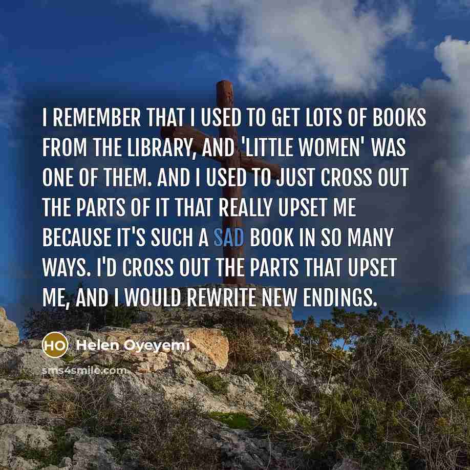 “I remember that I used to get lots of books…” quote by Helen Oyeyemi