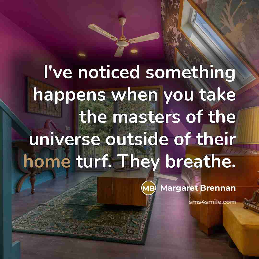 “I've noticed something happens when you take the masters of…” quote by Margaret Brennan