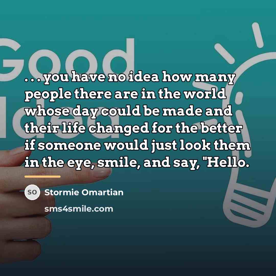 “. . . you have no idea how many people…” quote by Stormie Omartian