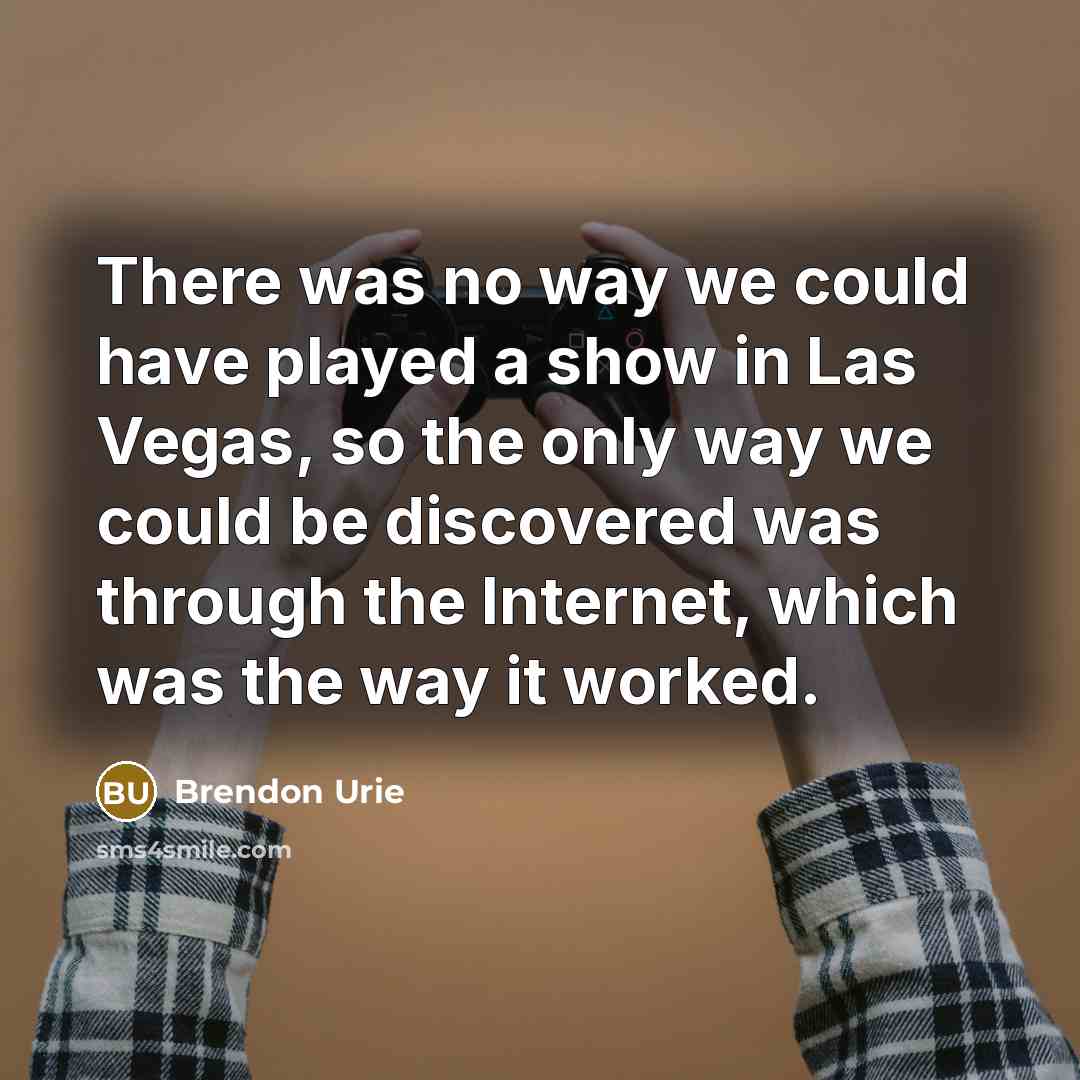 “There was no way we could have played a show…” quote by Brendon Urie