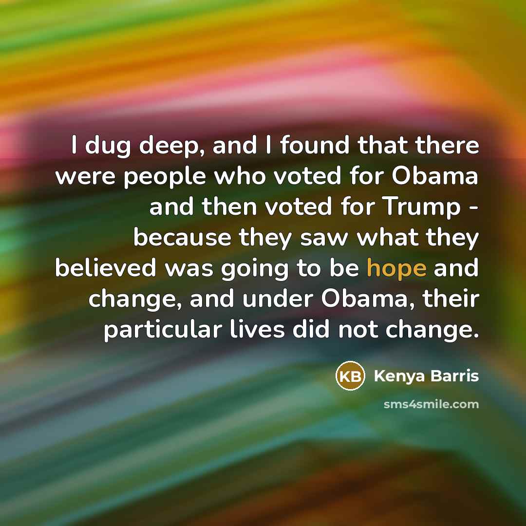 “I dug deep, and I found that there were people…” quote by Kenya Barris