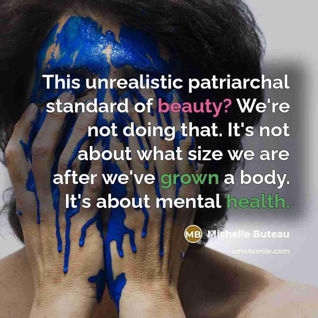“This unrealistic patriarchal standard of beauty? We're not doing that.…” quote by Michelle Buteau