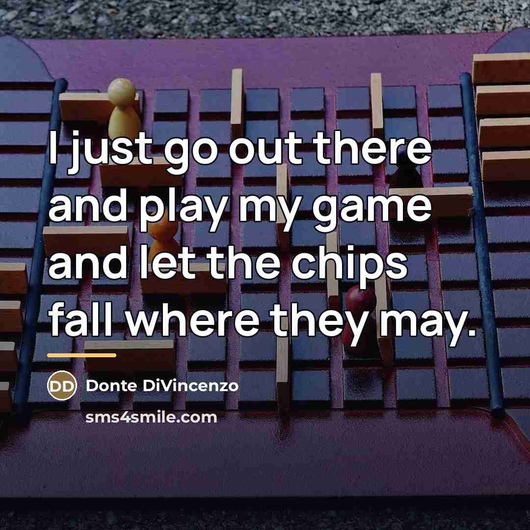 “I just go out there and play my game and…” quote by Donte DiVincenzo