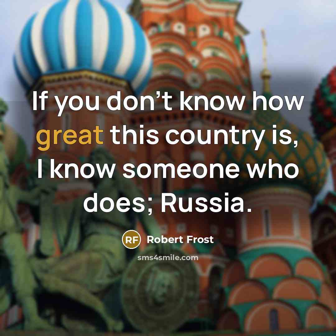 “If you don't know how great this country is, I…” quote by Robert Frost