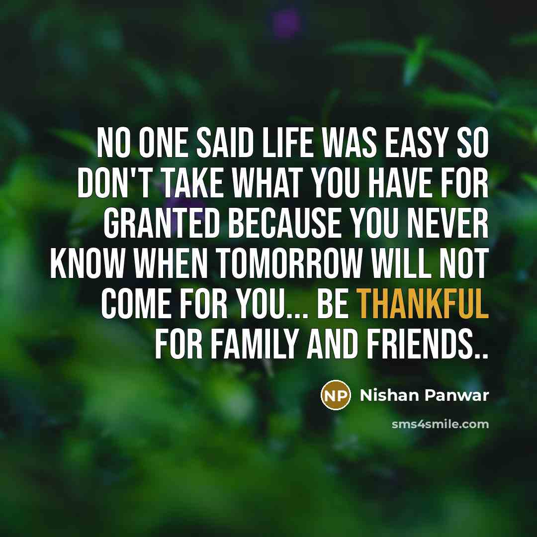 “No one said life was easy so don't take what…” quote by Nishan Panwar