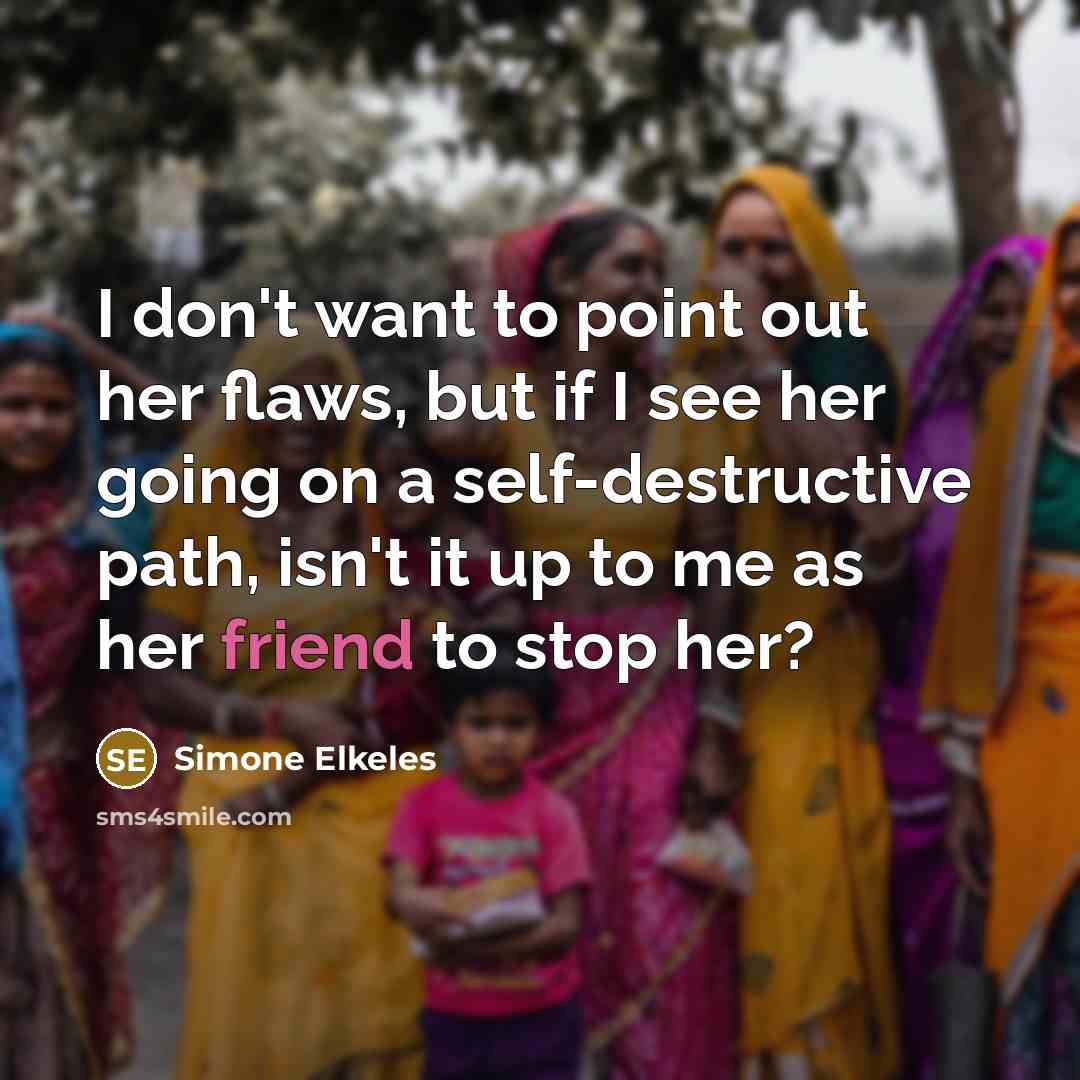 “I don't want to point out her flaws, but if…” quote by Simone Elkeles