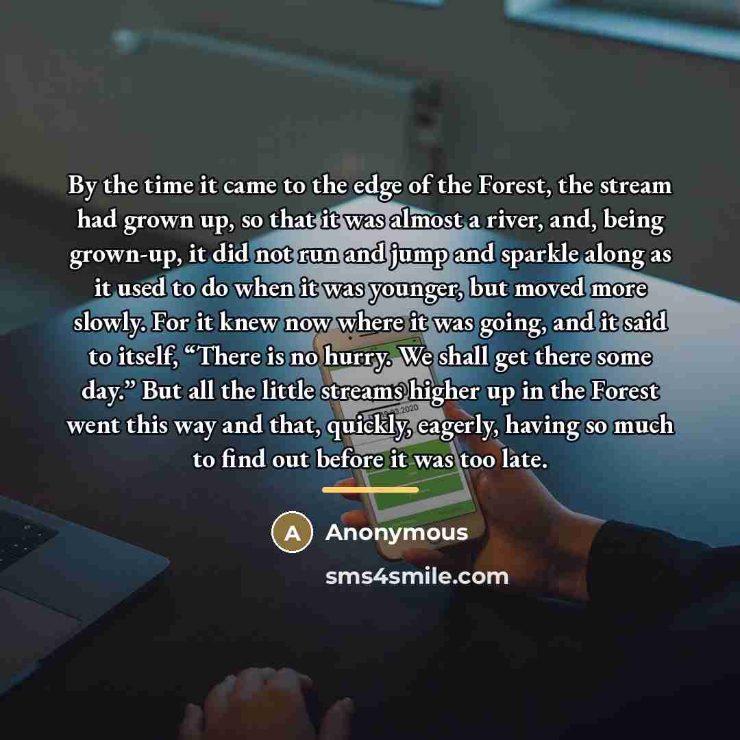 “By the time it came to the edge of the…” quote by Anonymous