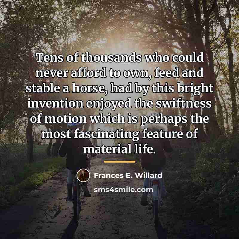 “Tens of thousands who could never afford to own, feed…” quote by Frances E. Willard