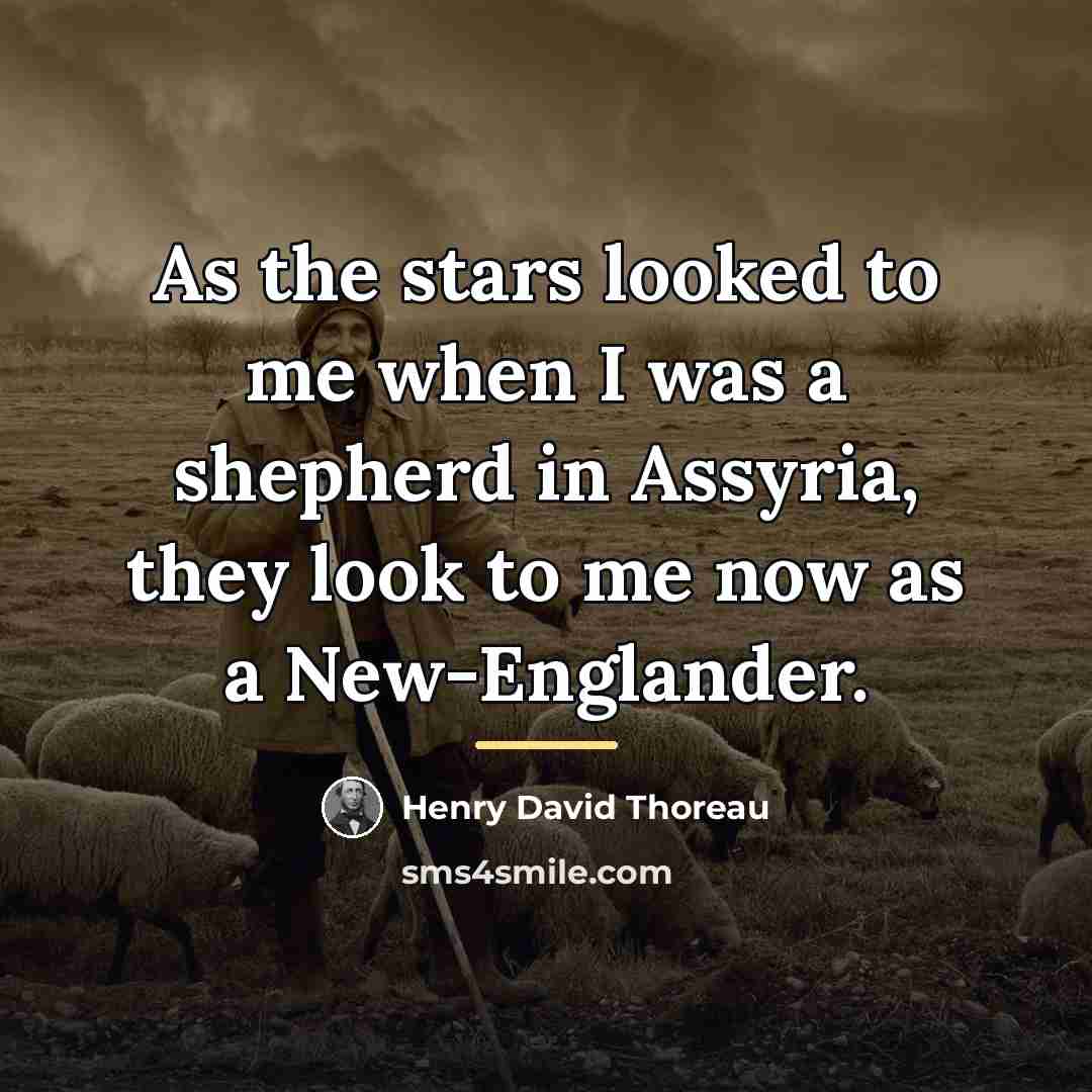 “As the stars looked to me when I was a…” quote by Henry David Thoreau