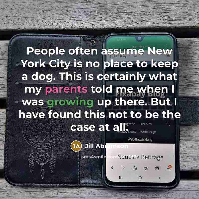 “People often assume New York City is no place to…” quote by Jill Abramson