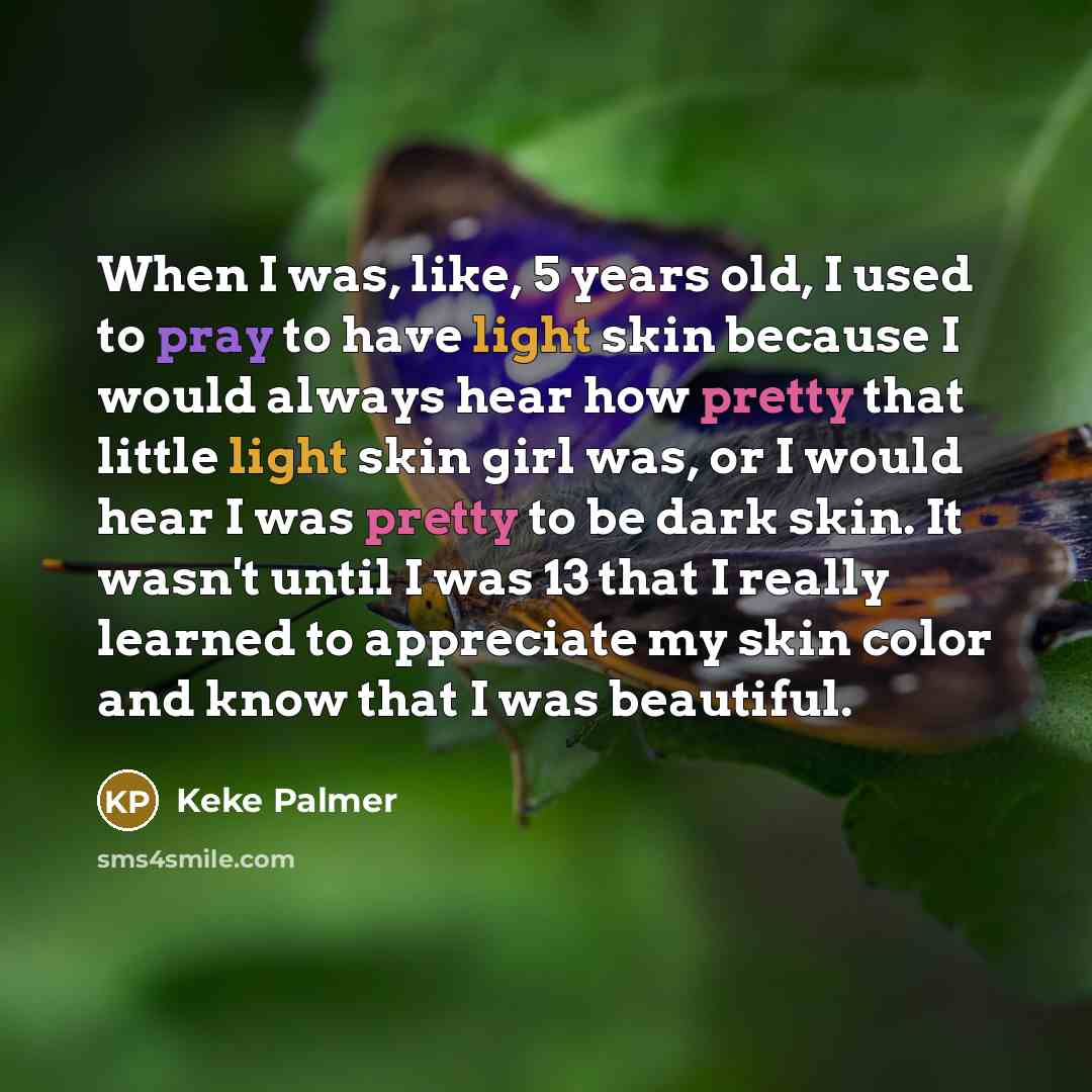 “When I was, like, 5 years old, I used to…” quote by Keke Palmer