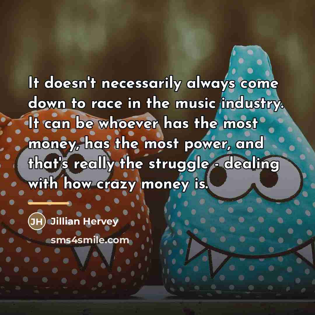 “It doesn't necessarily always come down to race in the…” quote by Jillian Hervey