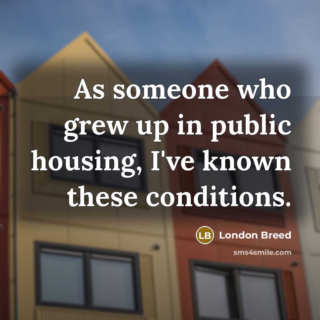 “As someone who grew up in public housing, I've known…” quote by London Breed